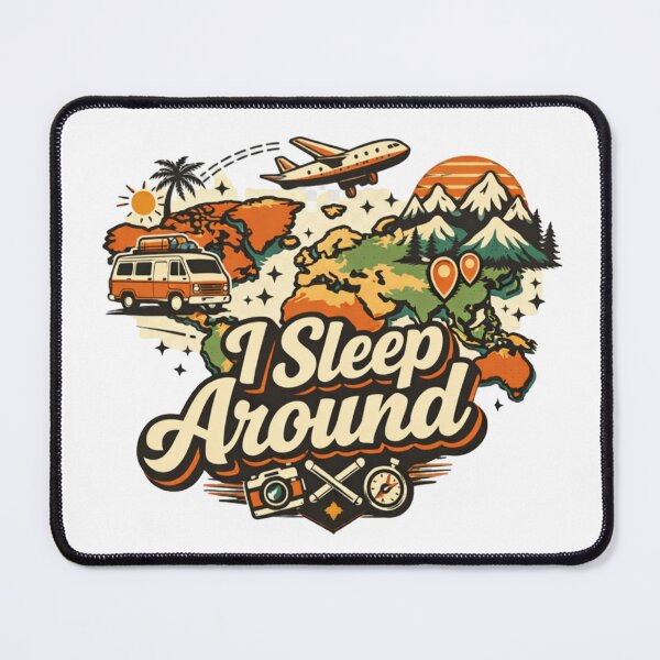 Item preview, Travel - I Sleep Around designed and sold by B-All-Creations.