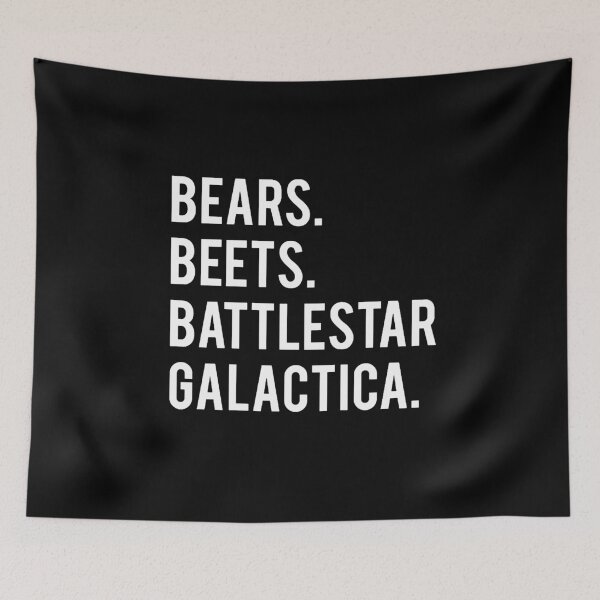 Item preview, Bears Beets Battlestar Galactica  designed and sold by lopezthelma.