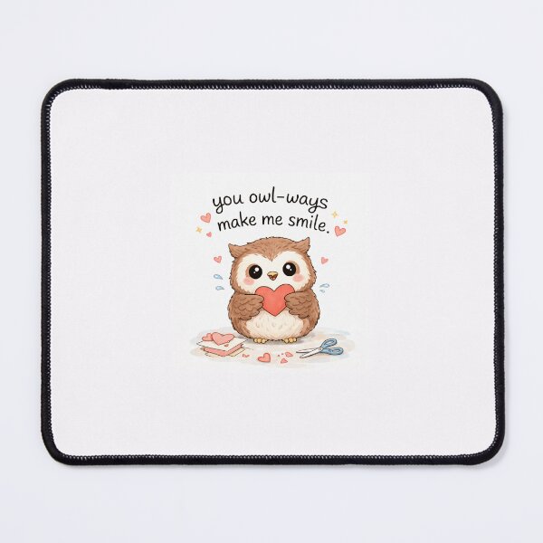 Item preview, you owl-ways make me smile owl designed and sold by nattienook.