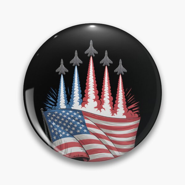 Item preview, Independence Day American Flag Jet Planes Red White Blue  designed and sold by THREE LITTLE BEANS.