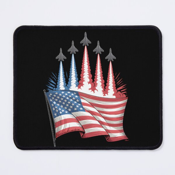 Item preview, Independence Day American Flag Jet Planes Red White Blue  designed and sold by THREE LITTLE BEANS.
