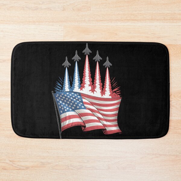 Item preview, Independence Day American Flag Jet Planes Red White Blue  designed and sold by THREE LITTLE BEANS.