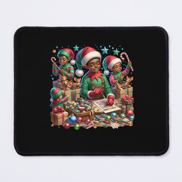 Item preview, African American Christmas Vibes – Festive Watercolor Holiday Design designed and sold by artedigital99.