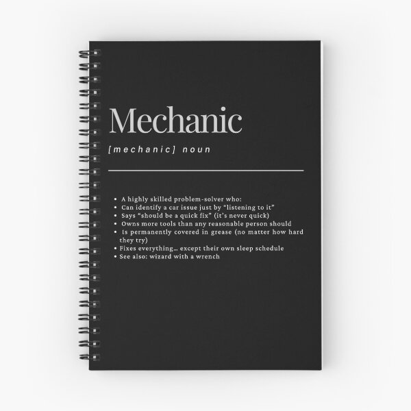 Item preview, Mechanic Car Career Job Definition Dictionary Meaning Funny Text designed and sold by SZPdezigns.