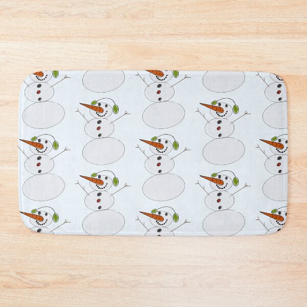 Item preview, Cute Cartoon Snowman with Earmuffs - Fun Winter Holiday Illustration designed and sold by TheArtOfTreble.