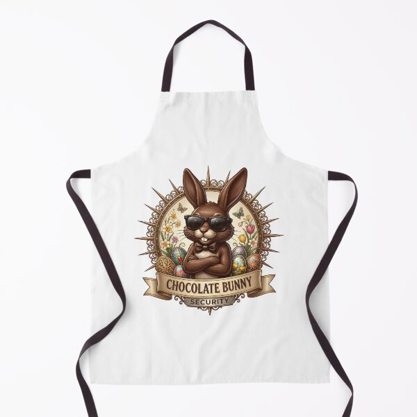 Item preview, Chocolate Bunny Security – Funny Easter Bodyguard Bunny Shirt designed and sold by relso.