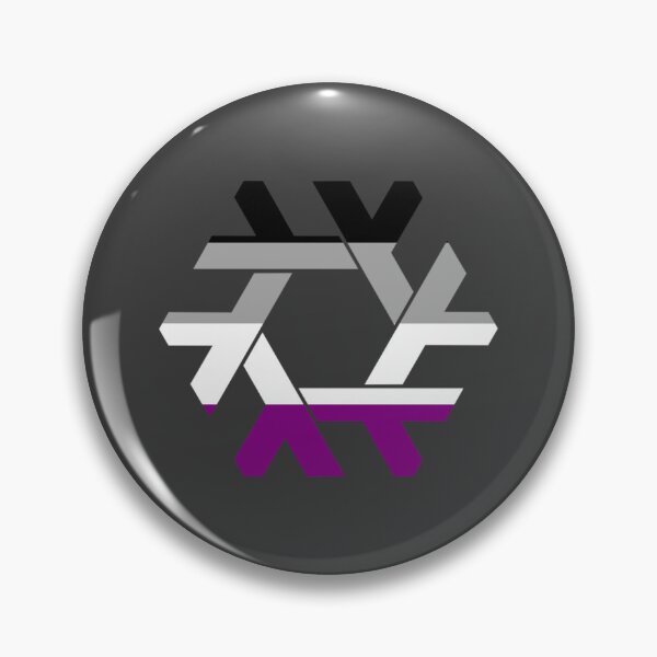 Item preview, NixOS Asexual Pride Sticker – Ace Pride Linux Laptop Decal designed and sold by PenguinPowered.