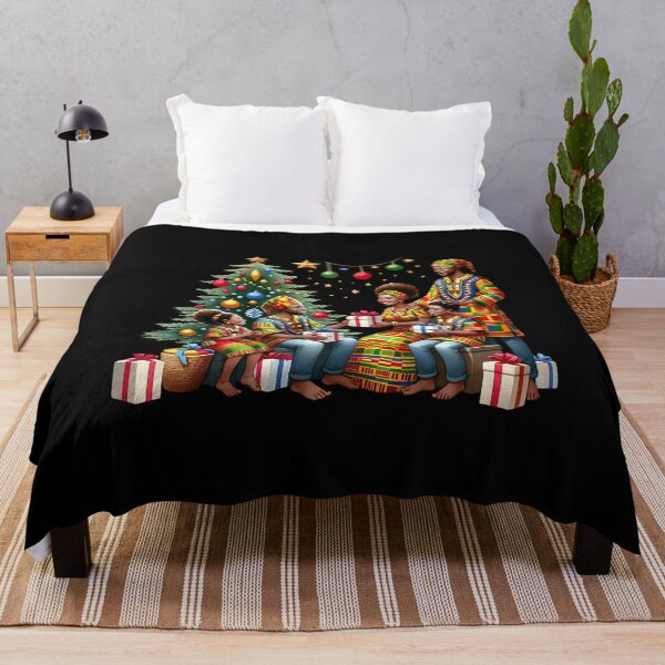 Item preview, Black Christmas Festive Vibes – Watercolor Holiday Art designed and sold by artedigital99.