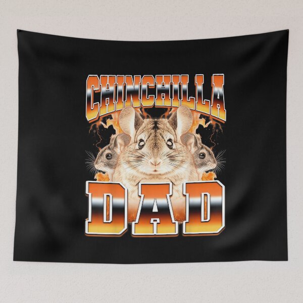 Item preview, Chinchilla Dad Chinchilla Lover Father's Day 90s Bootleg designed and sold by PaulTSchafer.
