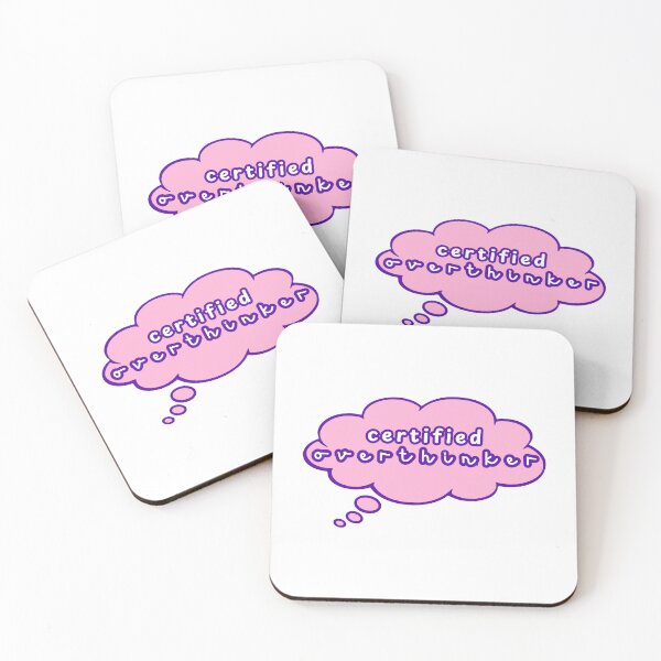 Item preview, Certified Overthinker (I Know I Am) designed and sold by stickerstore333.