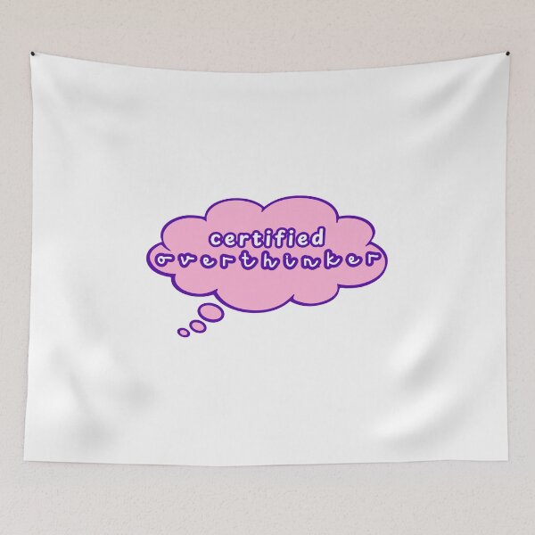 Item preview, Certified Overthinker (I Know I Am) designed and sold by stickerstore333.