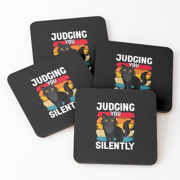 Item preview, Judging You Silently Cat Meme designed and sold by Dear-Blue.