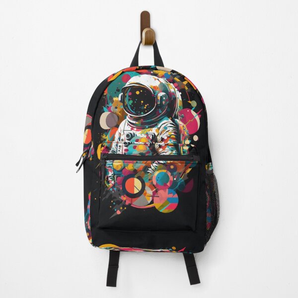 Item preview, Pop Art Style Astronaut - Art with Color Splashes and Contemporary Aesthetics designed and sold by Hipatye26.