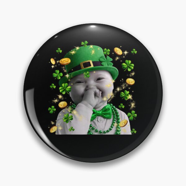 Item preview, Funny Niche Ai Baby Meme St Patricks Day Party designed and sold by Juansustait.