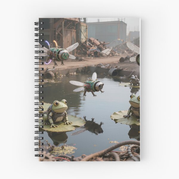 Item preview, Scrap Pond – The Junkyard Ecosystem designed and sold by SynthRaccoon.