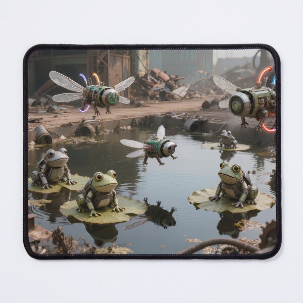 Item preview, Scrap Pond – The Junkyard Ecosystem designed and sold by SynthRaccoon.