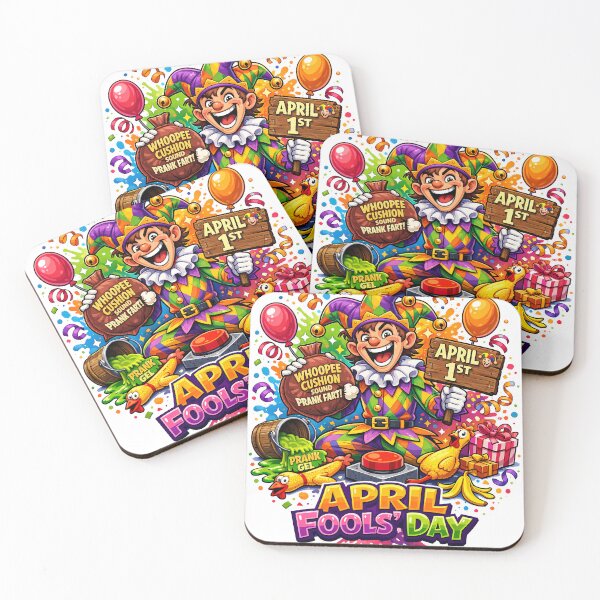 Item preview, April Fools’ Day Jester Prank – Funny Cartoon Design designed and sold by LiviuGligoros.