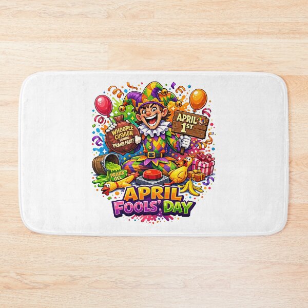 Item preview, April Fools’ Day Jester Prank – Funny Cartoon Design designed and sold by LiviuGligoros.