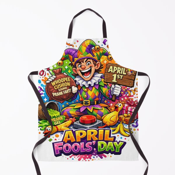 Item preview, April Fools’ Day Jester Prank – Funny Cartoon Design designed and sold by LiviuGligoros.