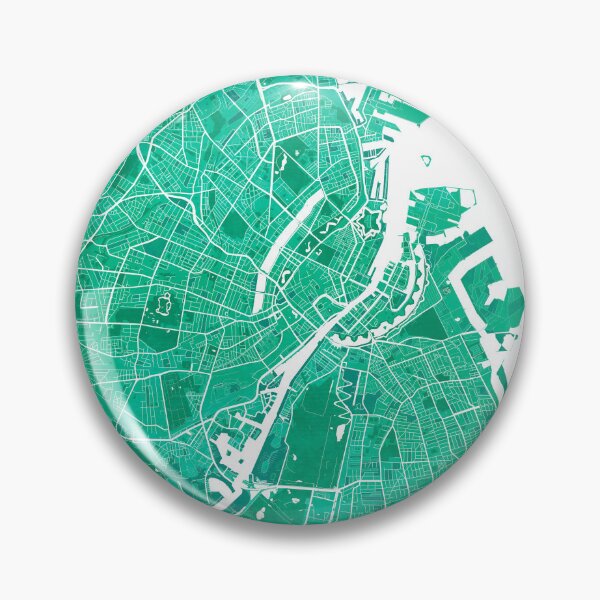 Item preview, Copenhagen City Map of Denmark - Watercolor designed and sold by deMAP.