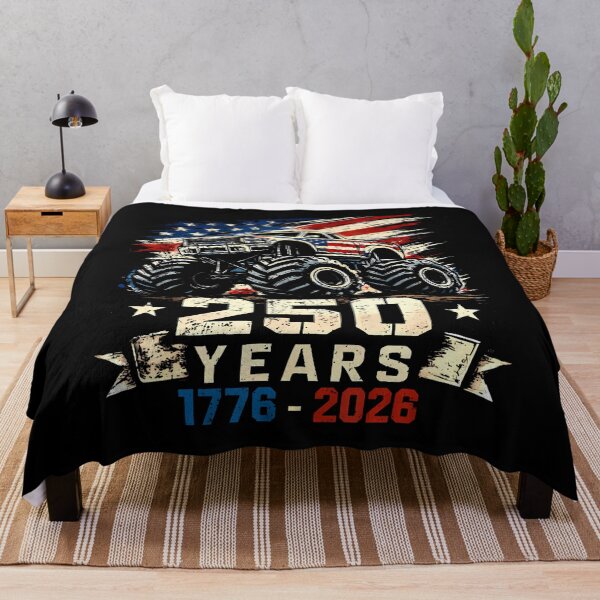 Artikelvorschau, USA 250 Monster Truck Patriotisch entworfen und verkauft von Dear-Blue.