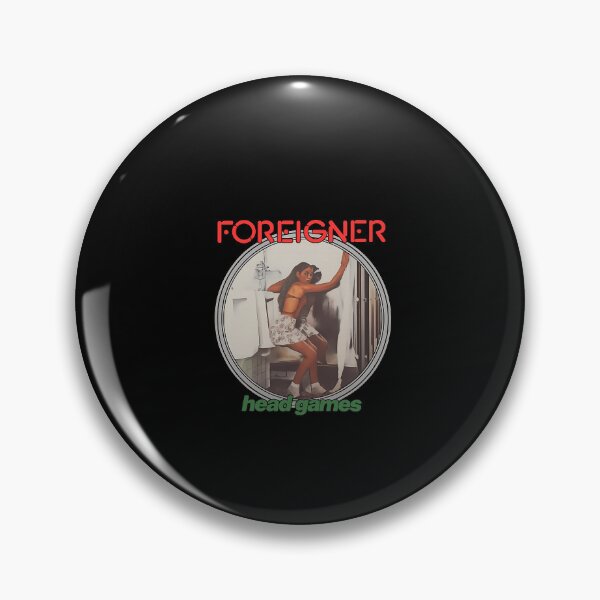 Item preview, Foreigner  Head Games Retro Cover Circle  designed and sold by LindaCharlene8.