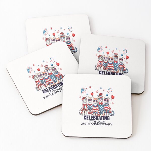 Item preview, USA 250 Patriotic Fun Cats designed and sold by Dear-Blue.