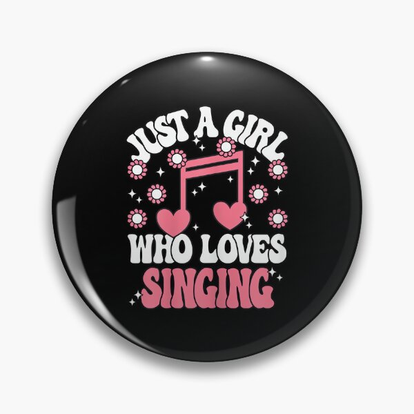Item preview, Just A Girl Who Loves Singing Pink Sing Cute Singer Girls designed and sold by SethHHoward.