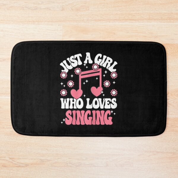 Item preview, Just A Girl Who Loves Singing Pink Sing Cute Singer Girls designed and sold by SethHHoward.