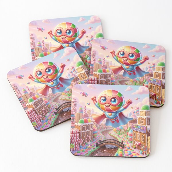 Item preview, Sweetville Candy Superhero designed and sold by PassionforLove.