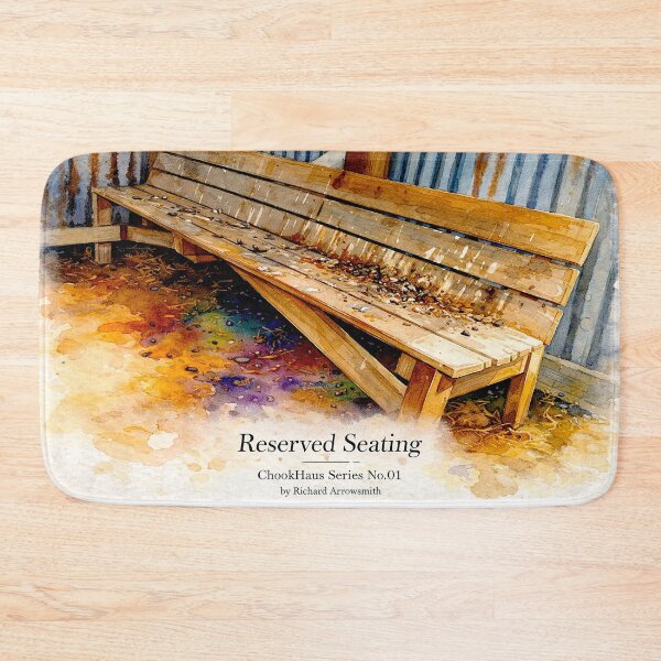 Item preview, Reserved Seating,Rustic Chicken Coop Fine Art Poster Print,ChookHaus Series No.01  designed and sold by PaparazziAnunnaki.