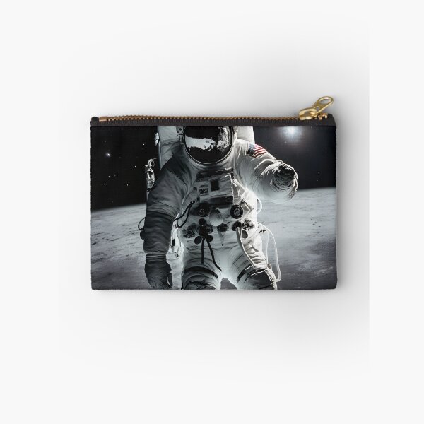 Item preview, Astronaut on Lunar Surface - Space Mission Scene with Earth View designed and sold by Hipatye26.