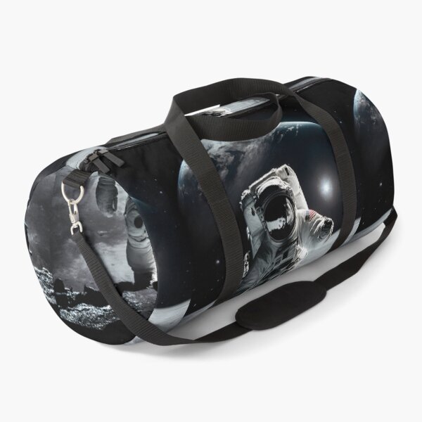 Item preview, Astronaut on Lunar Surface - Space Mission Scene with Earth View designed and sold by Hipatye26.