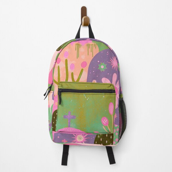 Item preview, Fantasy Floral Village – Vibrant Dream Landscape Art designed and sold by joycrysstudio.