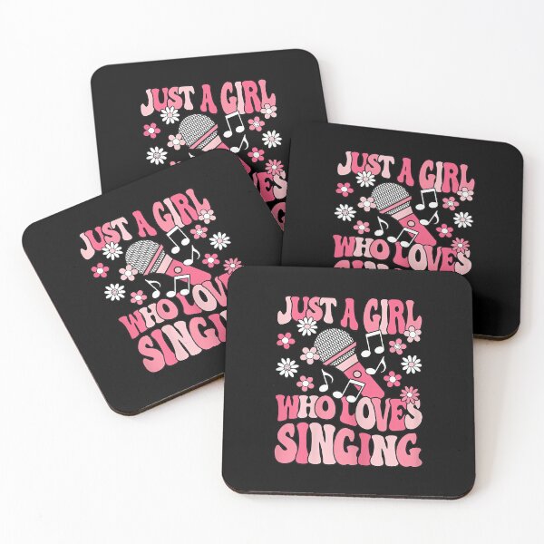 Item preview, Just A Girl Who Loves Singing Groovy Singer Sing Girls designed and sold by SethHHoward.