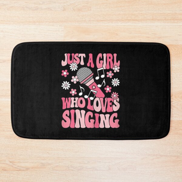 Item preview, Just A Girl Who Loves Singing Groovy Singer Sing Girls designed and sold by SethHHoward.