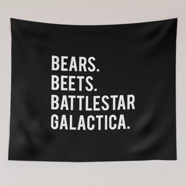 Item preview, Bears Beets Battlestar Galactica designed and sold by saragraya.