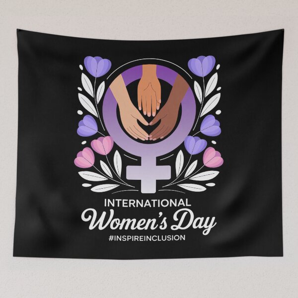 Item preview, International Women's Day 2026 Inspire Inclusion 8 March designed and sold by HellD3vil-Art.