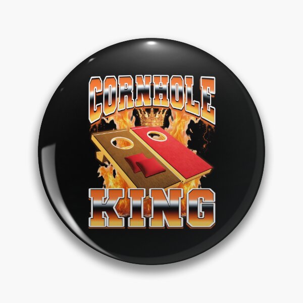 Item preview, Cornhole King Cornhole Player Bean Bag Toss 90s Bootleg designed and sold by PaulTSchafer.