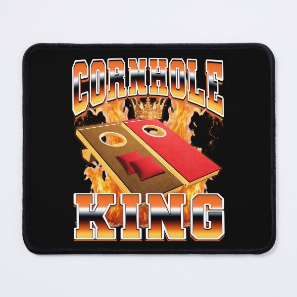 Item preview, Cornhole King Cornhole Player Bean Bag Toss 90s Bootleg designed and sold by PaulTSchafer.