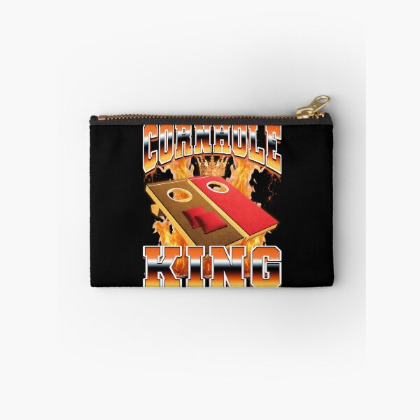 Item preview, Cornhole King Cornhole Player Bean Bag Toss 90s Bootleg designed and sold by PaulTSchafer.
