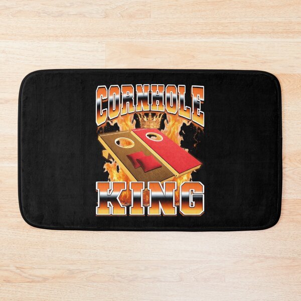 Item preview, Cornhole King Cornhole Player Bean Bag Toss 90s Bootleg designed and sold by PaulTSchafer.