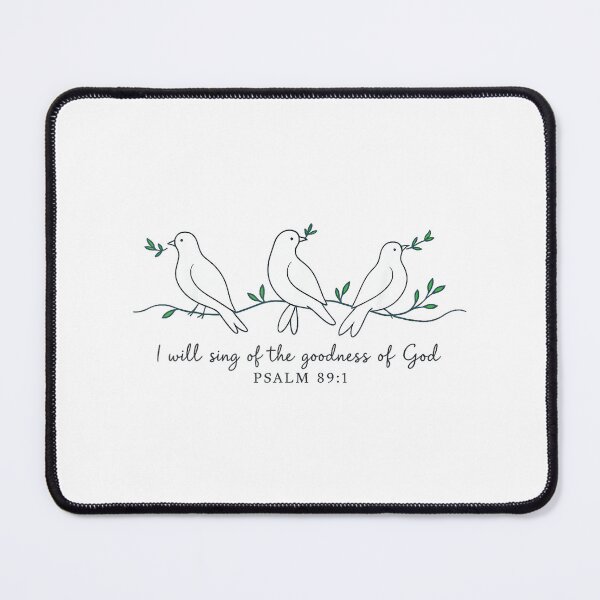 Item preview, I Will Sing of The Goodness of God Christian Religious Bird designed and sold by SethHHoward.
