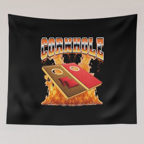 Item preview, Cornhole Player Bean Bag Toss 90s Bootleg Style designed and sold by PaulTSchafer.