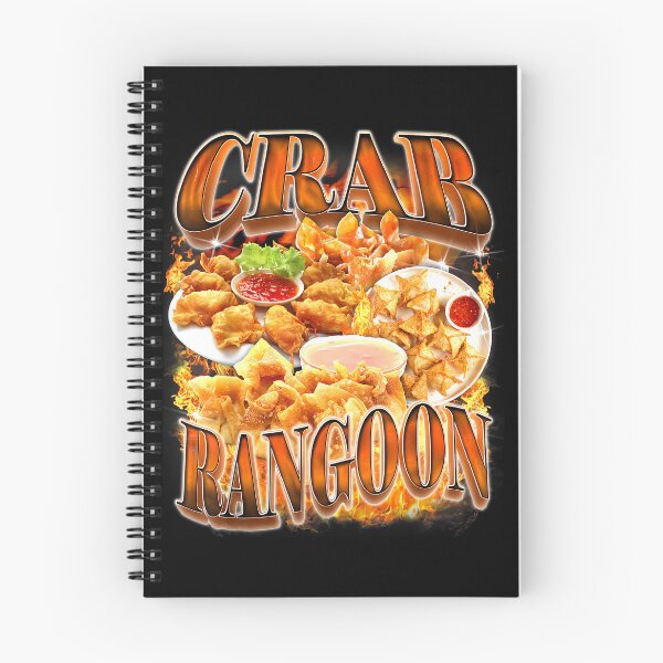 Item preview, Crab Rangoon Meme Bootleg Rap Style 90s Vintage Funny 1990s designed and sold by PaulTSchafer.