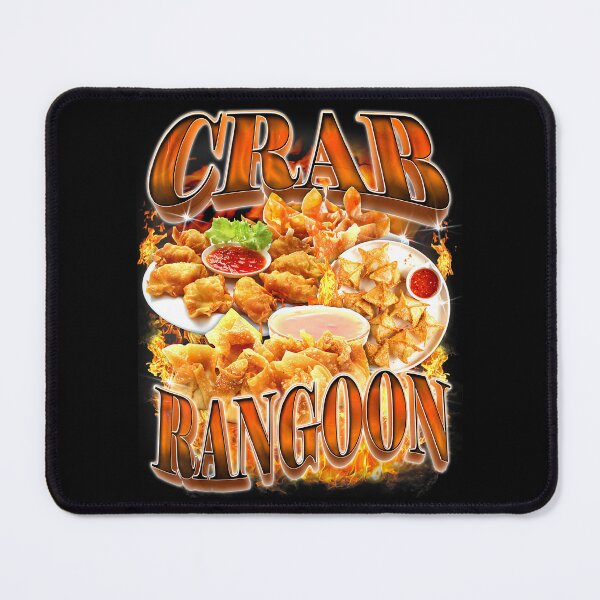 Item preview, Crab Rangoon Meme Bootleg Rap Style 90s Vintage Funny 1990s designed and sold by PaulTSchafer.