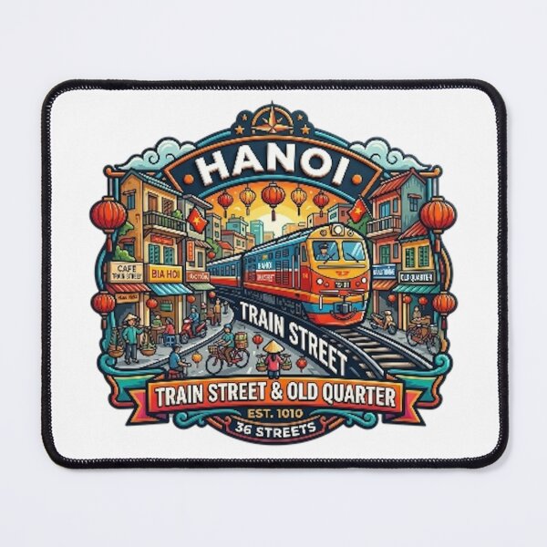 Item preview, HANOI TRAIN STREET & OLD QUARTER designed and sold by likbatonboot.