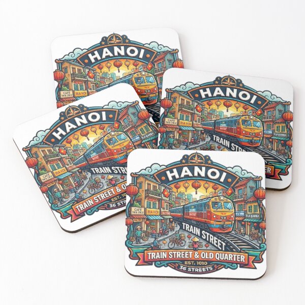 Item preview, HANOI TRAIN STREET & OLD QUARTER designed and sold by likbatonboot.