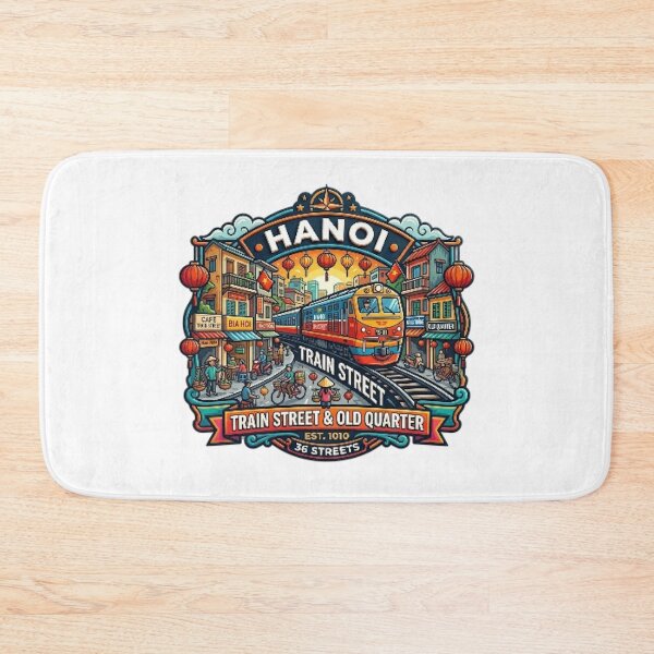 Item preview, HANOI TRAIN STREET & OLD QUARTER designed and sold by likbatonboot.