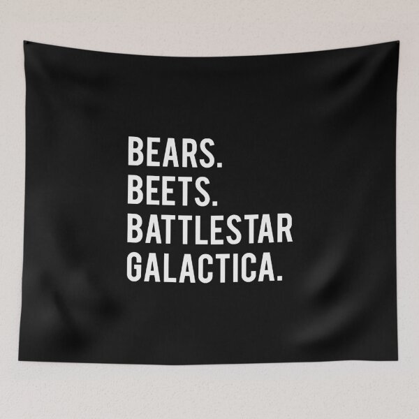 Item preview, Bears Beets Battlestar Galactica designed and sold by metzkendra6.